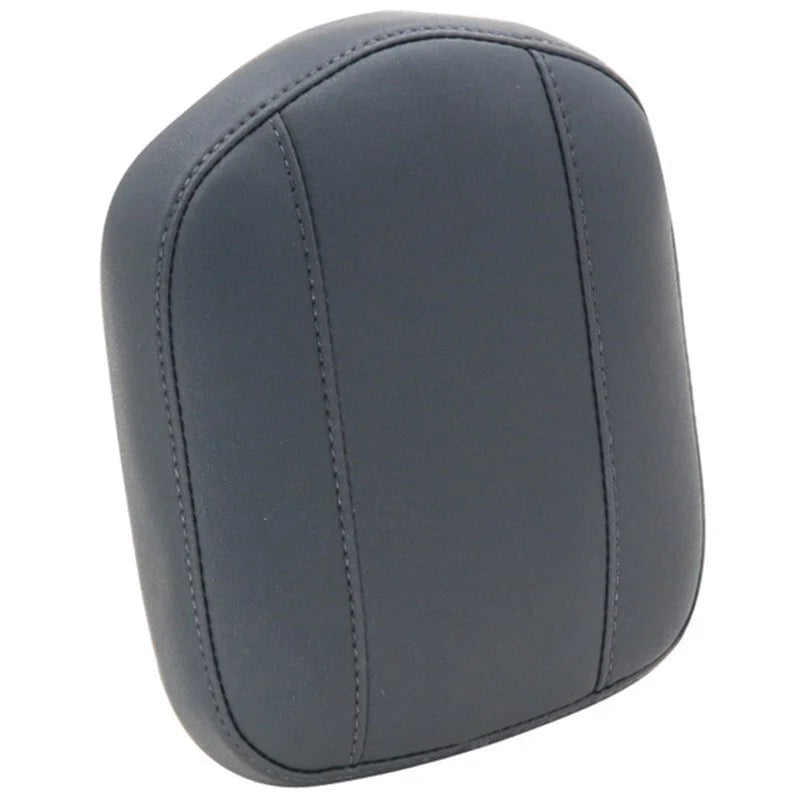 Mustang Harley Sissy Bar Pad for HD Detachable Sissy Bar(9 inch x 8 inch) - Black - Side View