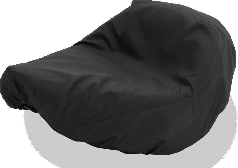 Mustang Harley Solo Seat Rain Covers - Black - Side View