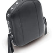 Load image into Gallery viewer, Mustang Honda, Suzuki, Yamaha, Kawasaki Sissy Bar Pad (7.5 inch x 9 inch) w/Studs - Black