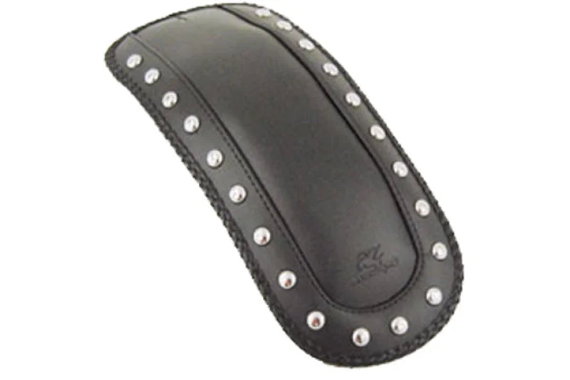 Mustang Kawasaki VN1500 Vulcan, Nomad Fender Bib w/Studs - Black - Side View