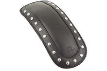 Load image into Gallery viewer, Mustang Kawasaki VN1500 Vulcan, Nomad Fender Bib w/Studs - Black - Side View
