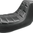 Load image into Gallery viewer, Mustang 08-21 Harley Electra Glide,Rd Glide,Rd King, Str Glide Squareback 1PC Seat - Black - Main Product View