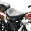 Load image into Gallery viewer, Mustang 84-06 Harley Standard Rear Tire Standard Touring 1PC Seat w/Studs - Black - Main Product View
