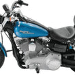 Load image into Gallery viewer, Mustang 06-17 Harley Dyna Wide Touring Solo Seat w/Driver Backrest w/Studs - Black - Side View