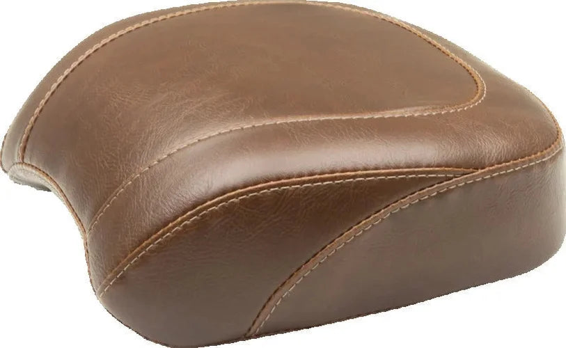 Mustang 18-21 Harley Fat Bob Wide Tripper Passenger Seat - Brown - Side View