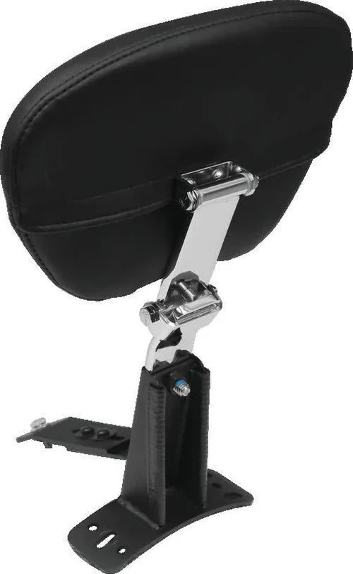 Mustang 97-07 Harley Electra Glide, Rd Glide Super Touring Deluxe Driver Backrest - Black - Detail View