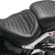 Load image into Gallery viewer, Mustang 18-23 Harley Fat Boy Standard Touring Solo Seat - Black - Main Product View