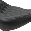 Load image into Gallery viewer, Mustang 00-15 Harley Softail Standard Rear Tire Wide Touring Passenger Seat w/Studs - Black - Main Product View