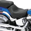Load image into Gallery viewer, Mustang 00-07 Harley Softail Deuce Sport Touring Solo Seat - Black - Detail View