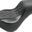 Load image into Gallery viewer, Mustang 18-21 Harley Low Rider &amp; Sport Glide Standard Touring Passenger Seat Dagger - Black - Side View