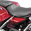 Load image into Gallery viewer, Mustang 97-07 Harley Electra Glide Std, Road Glide Tripper Fastback Solo Seat - Black - Detail View