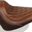 Load image into Gallery viewer, Mustang 11-13 Harley Blackline, 12-17 Slim/Slim S Tripper Solo Seat Diam Stitch - Distressed Brown - Main Product View