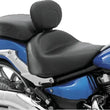Load image into Gallery viewer, Mustang 08-17 Yamaha Raider Wide Touring 2PC Seat w/Diver Backrest - Black - Detail View