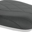Load image into Gallery viewer, Mustang 11-13 Harley Blackline, 12-17 Slim/Slim S Wide Tripper Passenger Seat Diamond Stitch - Blac - Side View