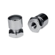Load image into Gallery viewer, Mustang Solo Mounting Nuts (Pair) - Chrome - Side View