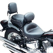 Load image into Gallery viewer, Mustang Yamaha Sissy Bar Pad (7.5 inch x 9 inch) w/Studs- Black - Main Product View
