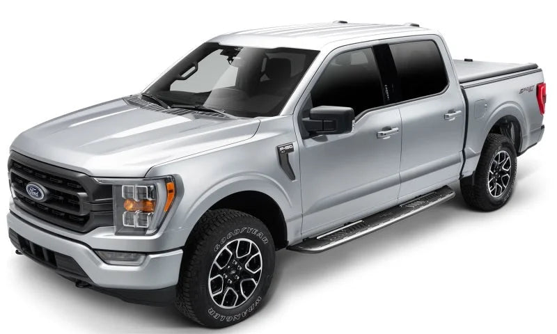 N-FAB 15-21 Ford F-150 Roan Running Boards - Textured Black - Side View
