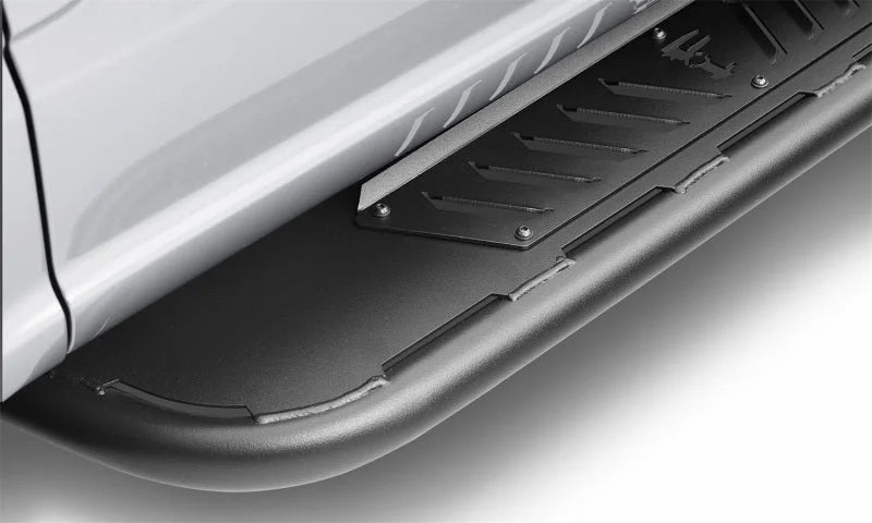 N-FAB 15-21 Ford F-150 Roan Running Boards - Textured Black - Installation View