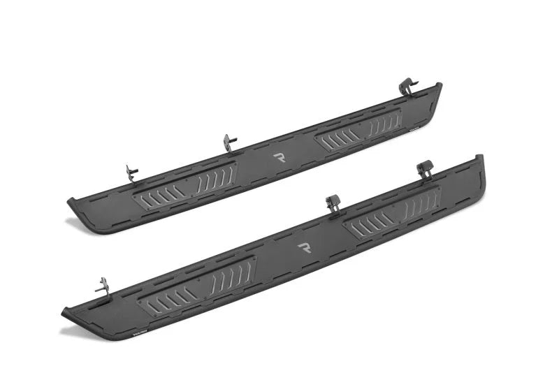 N-FAB 19-21 GMC 1500 Crew Crab Roan Running Boards - Textured Black - Main Product View