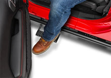Load image into Gallery viewer, N-Fab 2022 Nissan Frontier CC (All Beds) SRW RKR Rails - Cab Length - 1.75in - Tex. Black - Back View