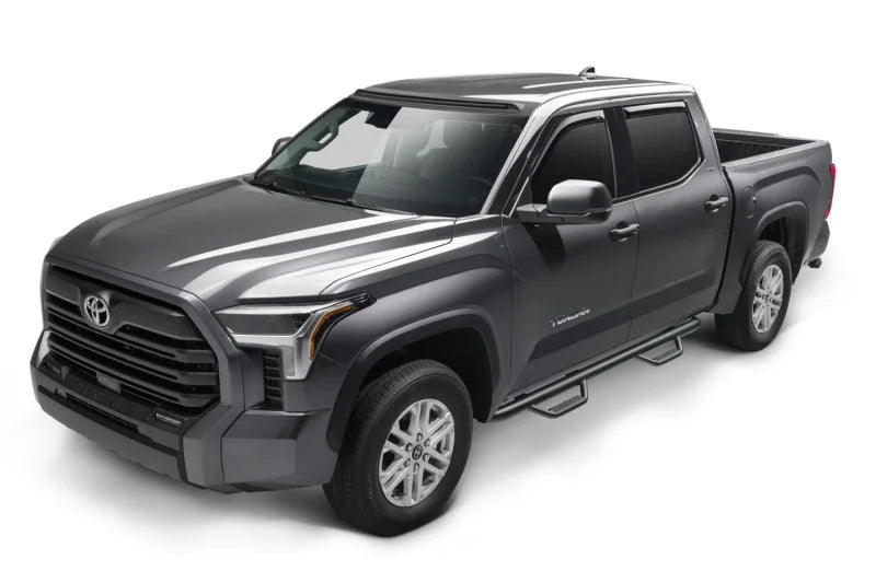 N-Fab 2022 Toyota Tundra 5ft.6in. Crewmax Nerf Step - Textured Black - W2W w/o Bed Acs - Side View