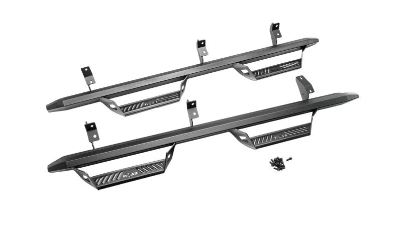 N-Fab 21-22 Ford Bronco 2 Door Predator PRO Step System - Wheel 2 Wheel - Tex. Black - Main Product View
