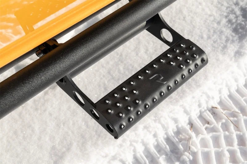 N-Fab 21-22 Ford Bronco 2 dr Gas SRW RKR Step System - Wheel 2 Wheel - 1.75in - Tex. Black - Side View