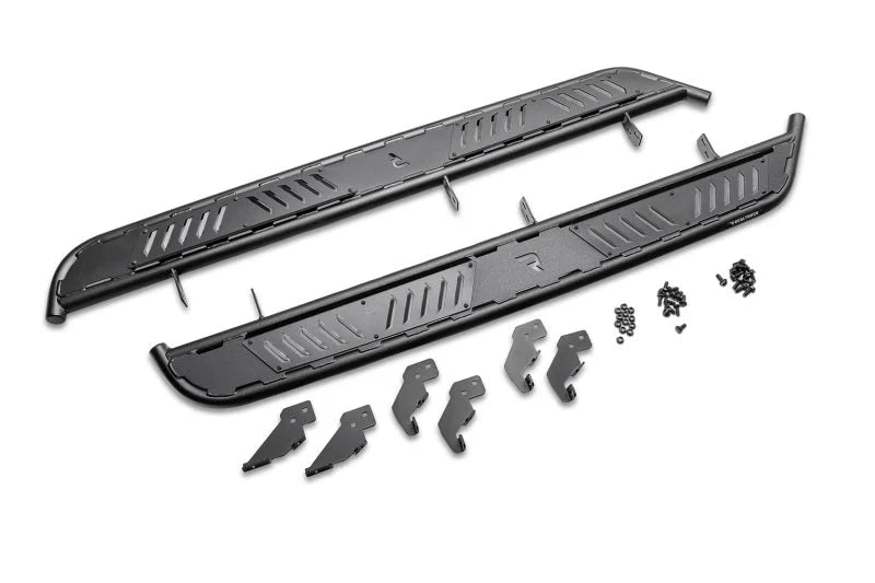 N-Fab 22-24 Nissan Frontier Crew Cab Roan Running Boards - Cab Length - Textured Black - Main Product View