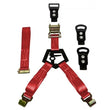 Load image into Gallery viewer, N-Fab Bed Mounted Rapid Tire Strap Universal - Gloss Black - Red Strap - Main Product View