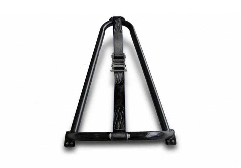 N-Fab Bed Mounted Tire Carrier Universal - Tex. Black - Black Strap - Main Product View