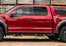 Load image into Gallery viewer, N-Fab EPYX 07-18 Chevy/GMC 1500 / 08-10 Chevy/GMC 2500/3500 Crew Cab - Cab Length - Tex. Black - Back View