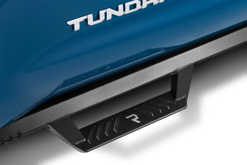 N-Fab EPYX 07-18 Toyota Tundra CrewMax - Cab Length - Tex. Black - Back View