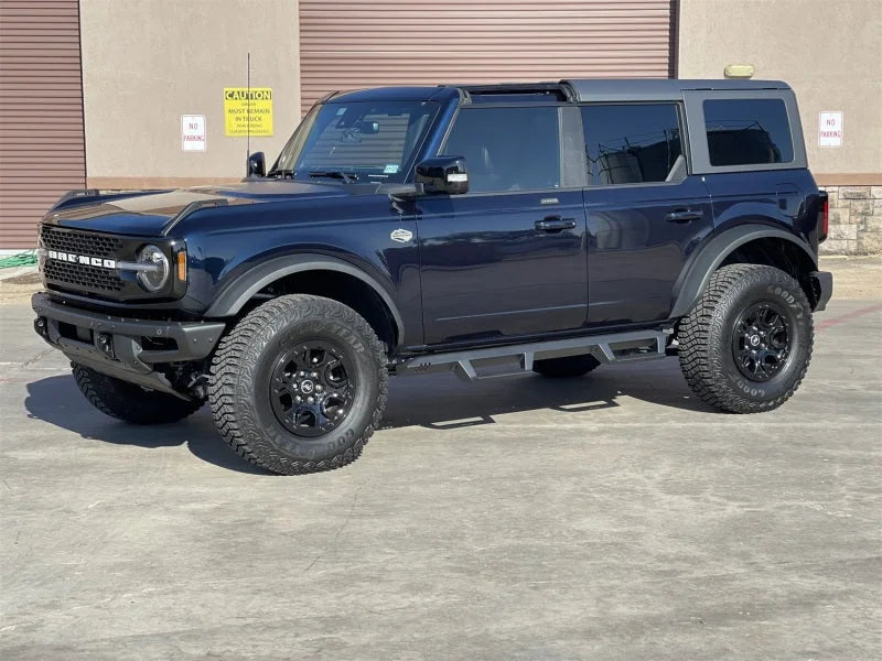 N-Fab EPYX 2021 Ford Bronco 4 Door - Full Length - Tex. Black - Back View