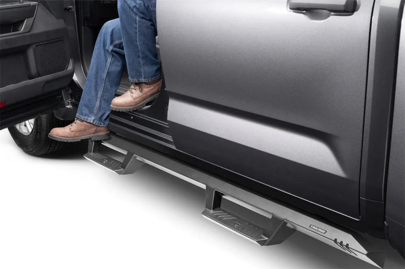 N-Fab EPYX 2022 Toyota Tundra CrewMax Textured  Black - Back View