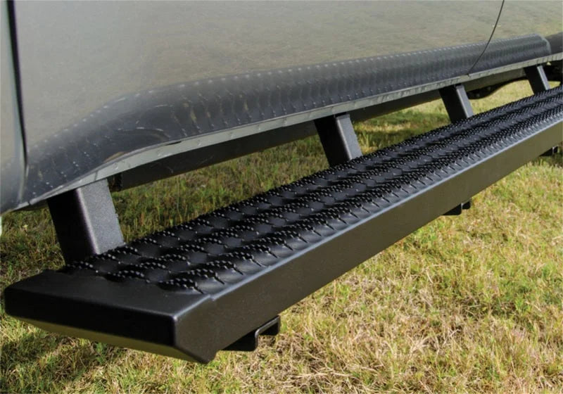 N-Fab Growler Fleet 07-18 Chevy/GMC 1500/08-10 Chevy/GMC 2500 Reg Cab - Cab Length - Tex. Black - Side View