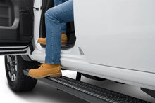 Load image into Gallery viewer, N-Fab Growler Fleet 19-20 Chevy/GMC 1500 Double Cab - Cab Length - Tex. Black - Back View