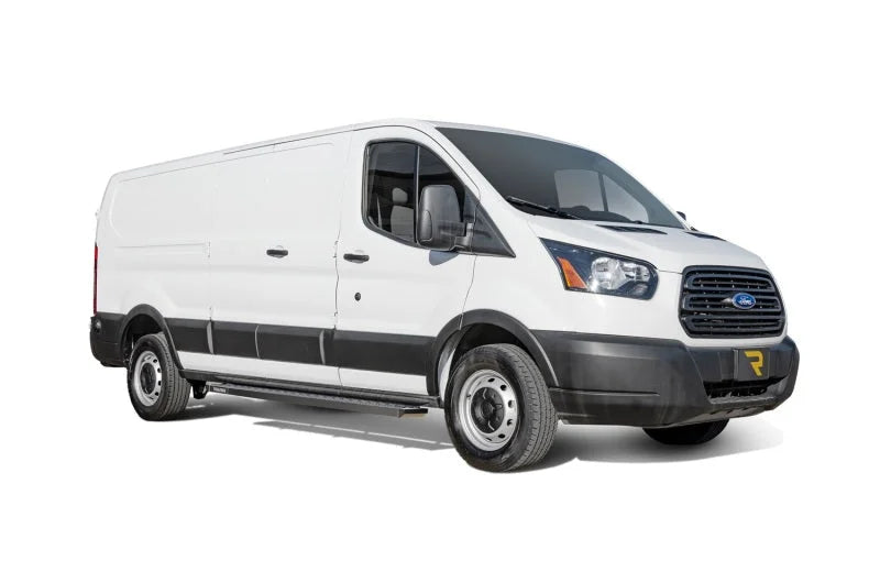 N-Fab Growler Fleet 2019 Ford Transit Van - Cab Length - Tex. Black - Back View
