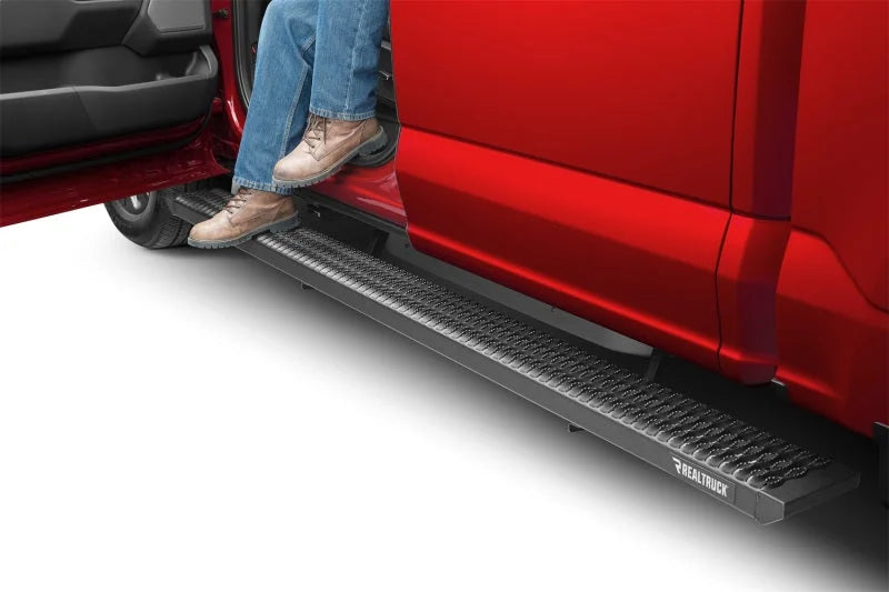 N-Fab Growler Fleet 99-16 Ford F-250/F-350 Quad Cab - Cab Length - Tex. Black - Back View