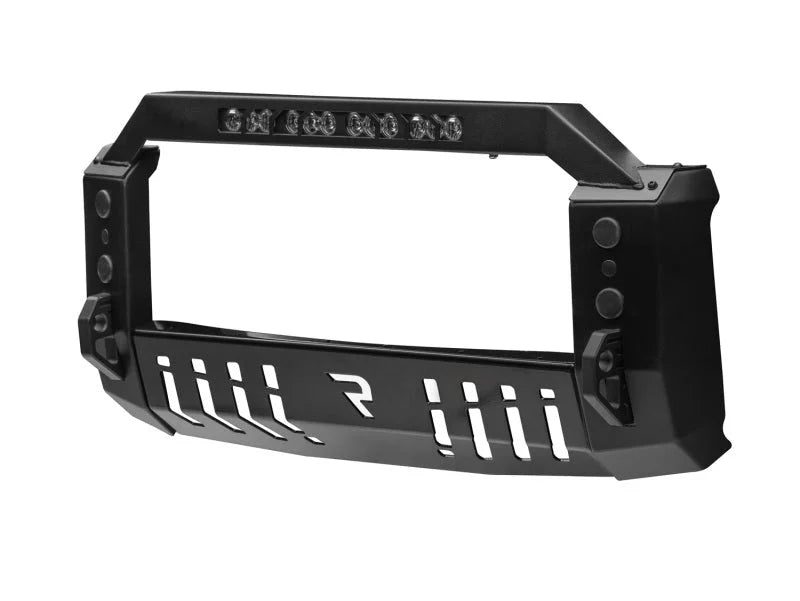 N-Fab HVM Bull Bar 14-21 Toyota Tundra - Tex. Black - Side View