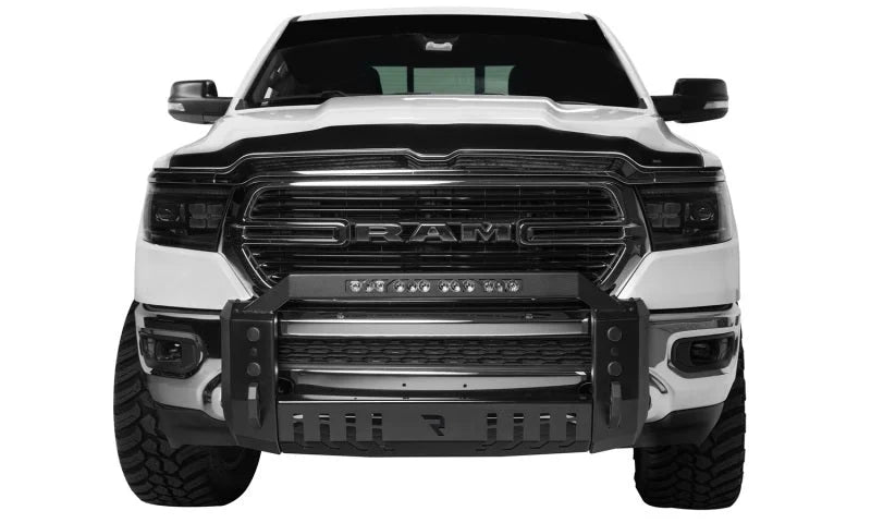 N-Fab HVM Bull Bar 19-23 Dodge Ram 1500 - Tex. Black - Back View