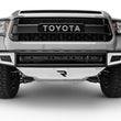 Load image into Gallery viewer, N-Fab M-RDS Front Bumper 14-17 Toyota Tundra - Gloss Black w/Silver Skid Plate - Back View