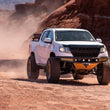 Load image into Gallery viewer, N-Fab M-RDS Front Bumper 15-17 Chevy Colorado - Tex. Black w/Silver Skid Plate - Installation View