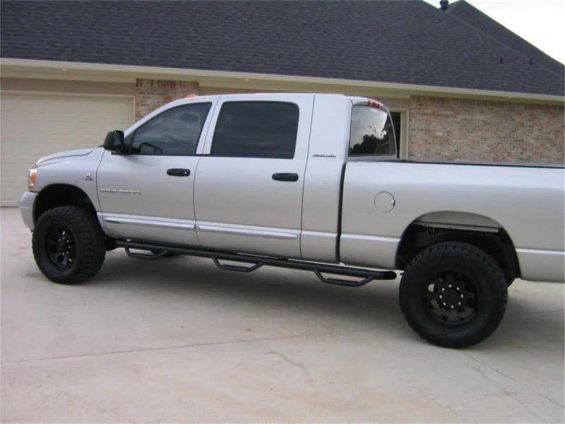 N-Fab Nerf Step 06-09 Dodge Ram 1500/2500/3500 Mega Cab 6.4ft Bed - Gloss Black - Bed Access - 3in - Additional View 10