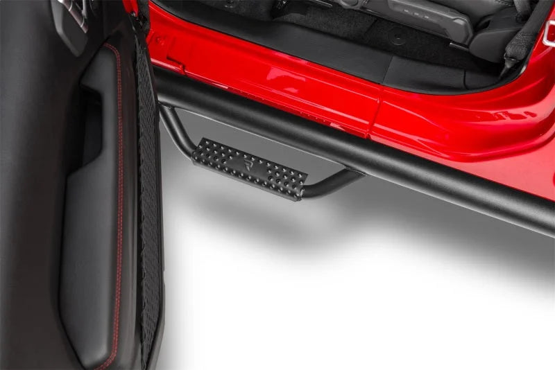 N-Fab Nerf Step 07-17 Jeep Wrangler JK 4 Door All - Tex. Black - W2W - 3in - Additional View 6