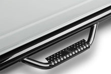 Load image into Gallery viewer, N-Fab Nerf Step 09-14 Ford F-150/Raptor/Lobo SuperCrew - Gloss Black - Cab Length - 3in - Back View