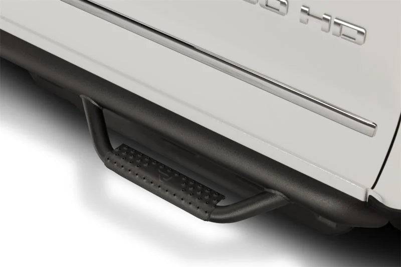 N-Fab Nerf Step 11-14 Chevy-GMC 2500/3500 Regular Cab - Tex. Black - Cab Length - 3in - Installation View