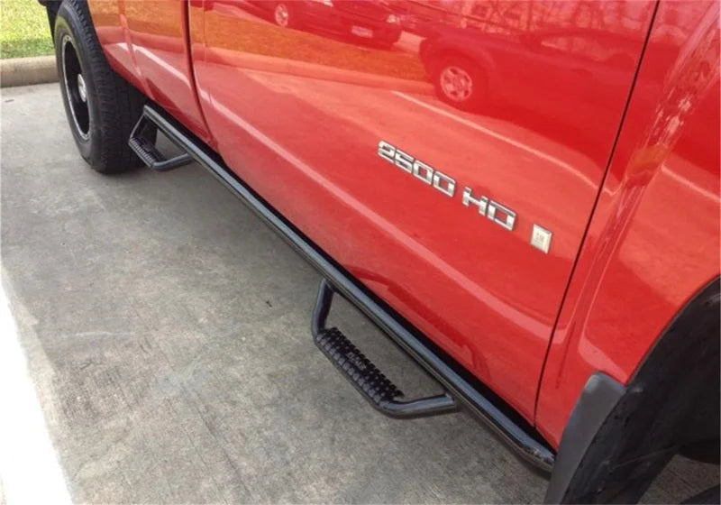 N-Fab Nerf Step 11-14 Chevy-GMC 2500/3500 Regular Cab 8ft Bed - Tex. Black - Bed Access - 3in - Additional View 5