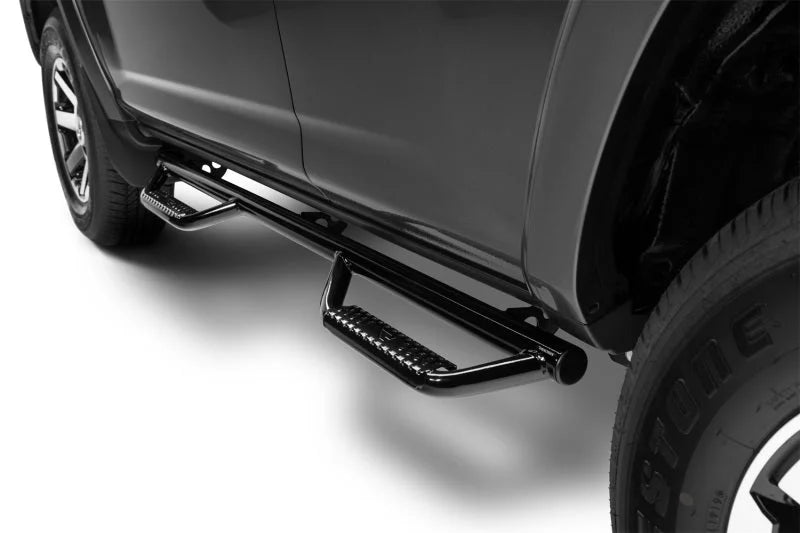 N-Fab Nerf Step 14-18 Toyota 4Runner (Does Not Fit Limited) SUV 4 Door - Gloss Black - W2W - 2in - Back View
