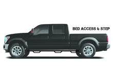 Load image into Gallery viewer, N-Fab Nerf Step 15-17 Chevy-GMC 2500/3500 Double Cab 8ft Bed - Gloss Black - Bed Access - 3in - Back View