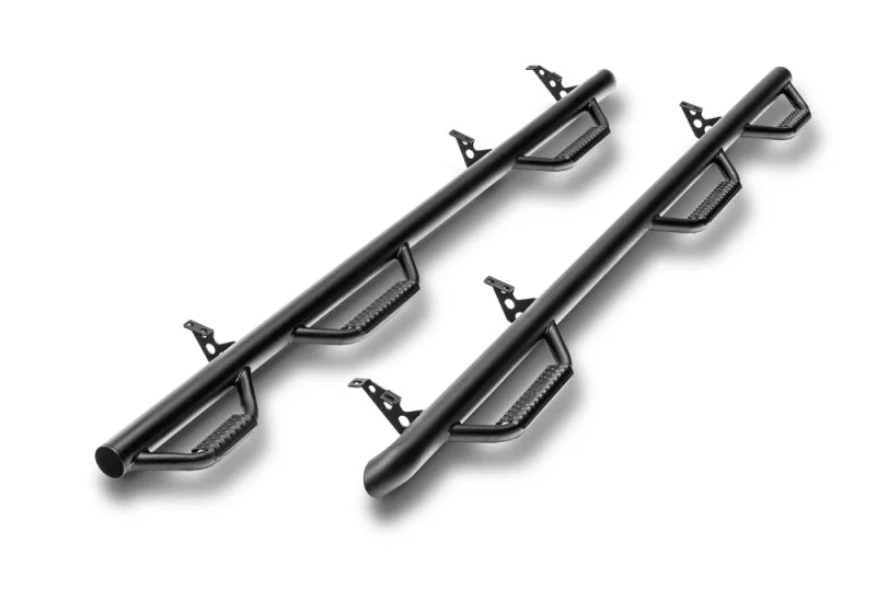 N-Fab Nerf Step 15-17 Ford F-150 SuperCab 6.5ft Bed - Tex. Black - Bed Access - 3in - Main Product View